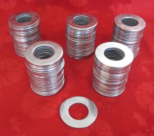 Lot of 100 Flat Steel/Zinc Flat Washers * 1” SAE * New Items !!!