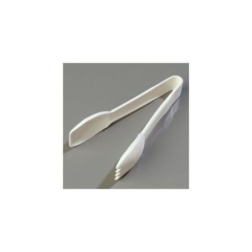 Carlisle food service products carly® salad tong 6&#034; white set of 12 for sale