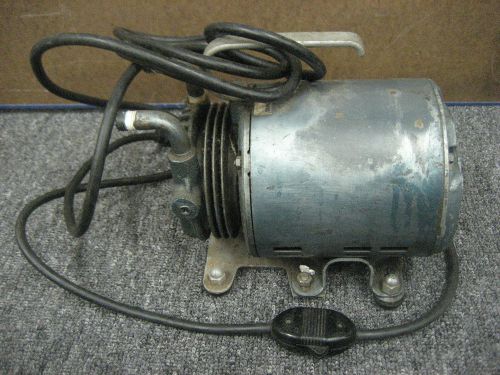 Sargent-Welch 0211 V1120 GBCX 1/6 HP Vacuum Pump 20 HG w/GE 5KH32EG 550A