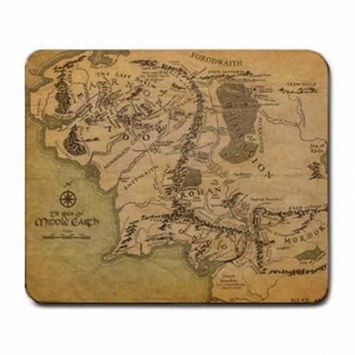 New LOTR Lord of the Rings Map of Middle Earth Mouse Pad Mats Mousepad Hot Gift