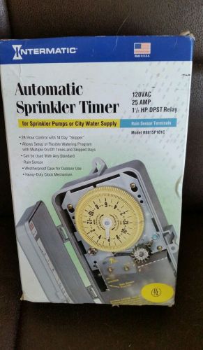 Intermatic automatic sprinkler timer t8805p101c, 24 hour timer with 14day skip for sale