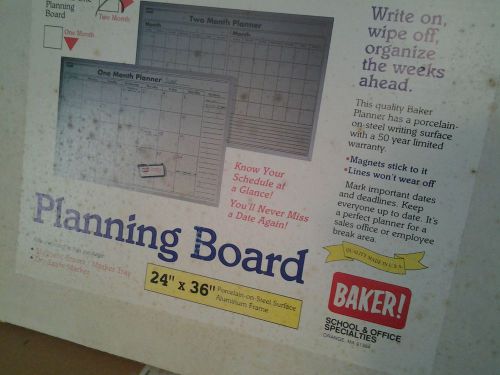 24&#034; x 36&#034; Magnetic Two Month Planning Dry Erase Board
