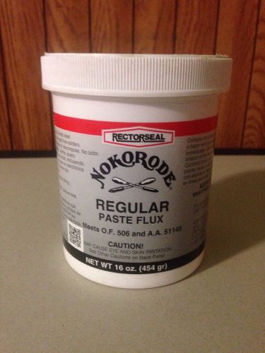 3 Jars Rectorseal  1-Pound Nokorode Regular Paste Flux Nokorode Lead Free