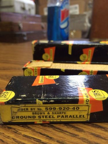 Brown &amp; Sharpe Ground Steel Parallel 1/2 X 1 X 6