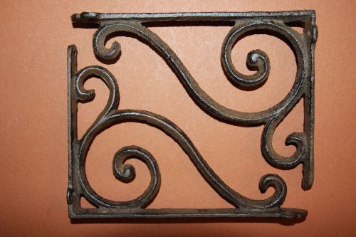 (18) pcs, cast iron shelf brackets, shelf brackets, office bookshelves b-5 for sale