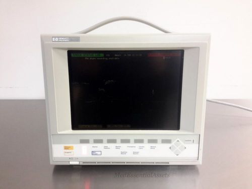 HP CMS 24 OmniCare Vital Signs Patient Monitor M1204A ECG SpO2 NIBP Lab Exam