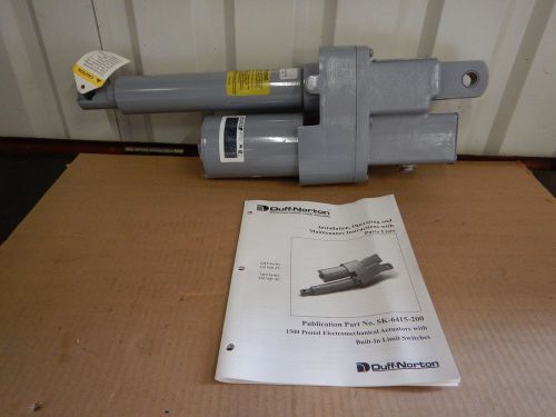 NEW Duff Norton SPA6415-8 Super Pac Actuator 8&#034; Stroke 115 VAC 1500# NEW