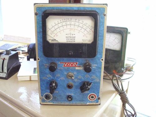 VINTAGE Eico Bench Model #221 Vacuum Tube Volt Meter (VTVM), Working!