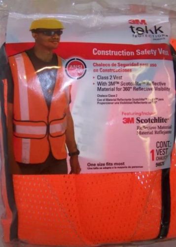 TEKK 94625  3M CONSTRUCTION SAFETY VEST CLASS 2 Reflective Clothing