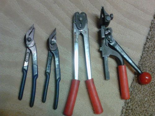 4. 2 Uline SAE-4140 Cutters, 609091 Sealer 1/2&#034; , Manual Tensioner MP1860