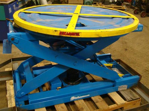 2012 Bishamon Self-Leveling Pallet Carousel Positioner 4000 lbs cap. EZ Loader