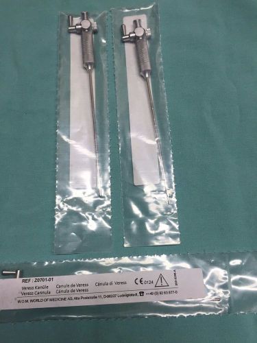 Verres Needle Laparoscopic New in pkg Set of 3