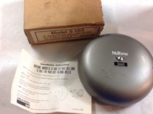 Nutone model s-165 burgler alarm / fire bell safe house 16 volts dc 8&#034; inch for sale