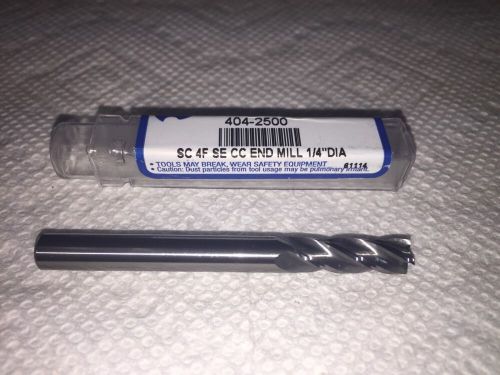 Brand New 1/4  OSG Solid Carbide Endmill 4Fl End Mill  3/4  LOC