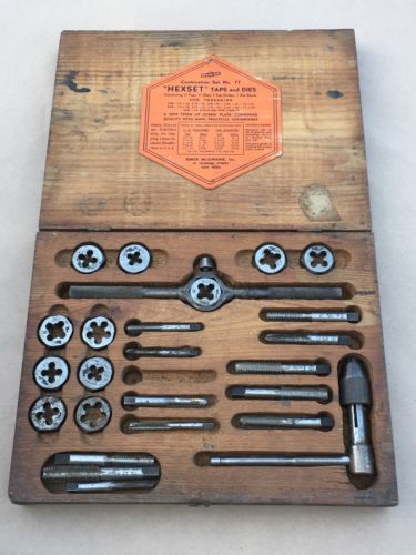 Vintage Rimac Rinck McILWAINE Hexset Taps and Dies