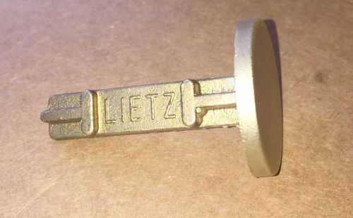 LOT of 10 - LIETZ 1-3/8&#034; Flat Top Brass Survey Marker ~ Survey/Construction