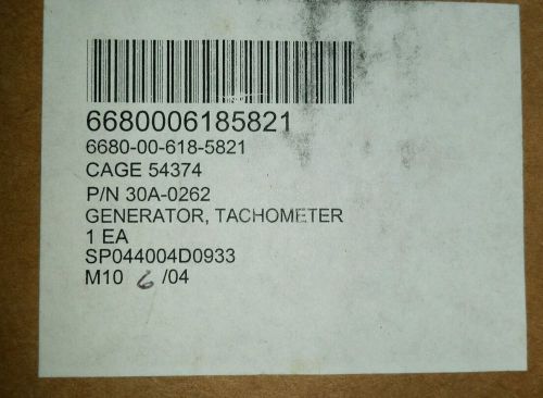 Motor Magnetics 30A-0262 Tachometer Generator NSN 6680-00-618-5821