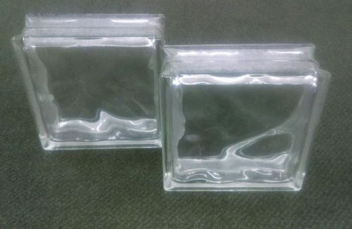 10 GORGEOUS Vintage Solid GLASS BLOCKS Mid Century Architectural 8 x 8 x 3.25&#034;