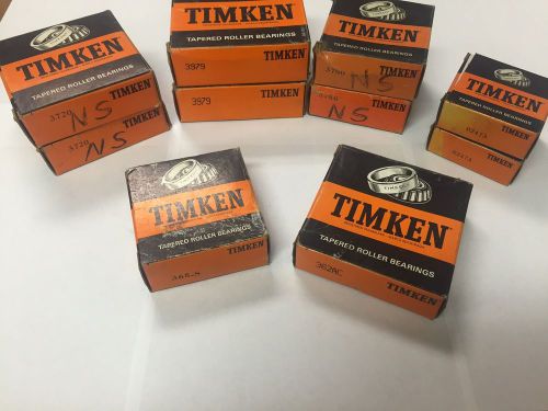 LOT OF VARIOUS TIMKEN BEARINGS