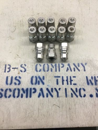 New - (1) Hansen 4-K26 1/2&#034;NPT Quick Connect Male Hydraulic Coupler Nipple Steel