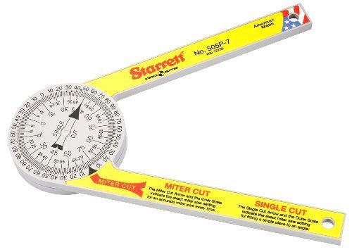 Accessories Starrett Miter Saw Protractor Prosite Engineered Plastic Workshop