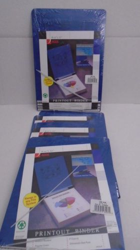 Acco Printout Binder 9 1/2 x 11 Lot Of 5