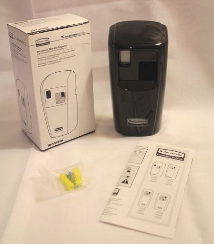 TC Rubbermaid Microburst 3000 LCD Aerosol Dispenser 1799866 Black Commercial