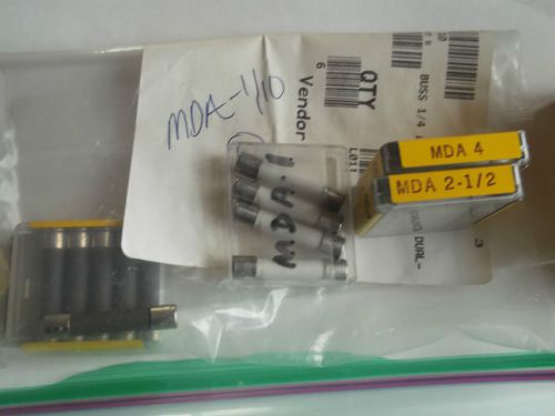 MDA SERIES BUSS 6 MDA1/10A 4 MDA1A 4  MDA2-1/2A   5 MDA4A NEW