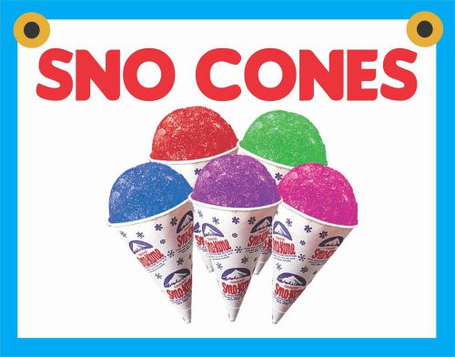 SNO CONE PVC SIGN