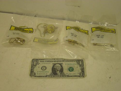 NEW NIB LOT OF 4 WESTERN ENTERPRISES SCOTT FETZER DC-580 DUST CAP ASSEMBLY BRASS