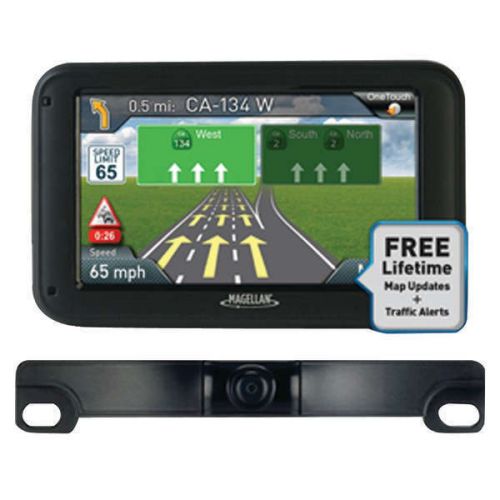 Magellan rm5255sgbuc roadmate 5255t-lm 5&#034; gps w/free maps/traffic/backup camera for sale