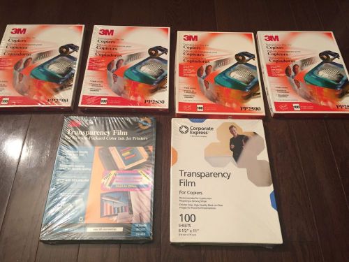 3M Transparency Film for Copiers PP2500 Lot - 2 Packs SEALED &amp; Extra BONUS items