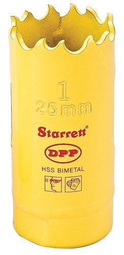 Starrett DH0100 Bi-Metal Dual Pitch Professional Hole Saw, HSS Teeth, 1&#034;