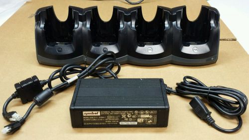 GENUINE OEM Motorola symbol CDR5500-4000 4-Slot Charging Cradle  w/ Power Supply