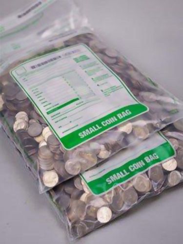 Coin Bags - Clear Heavy Duty Bags (11 x 17 Clear), 50 Bags