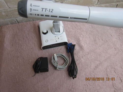 Elmo TT-12 Document Camera 3.4MP AC Adapter.VGA,USB Cables