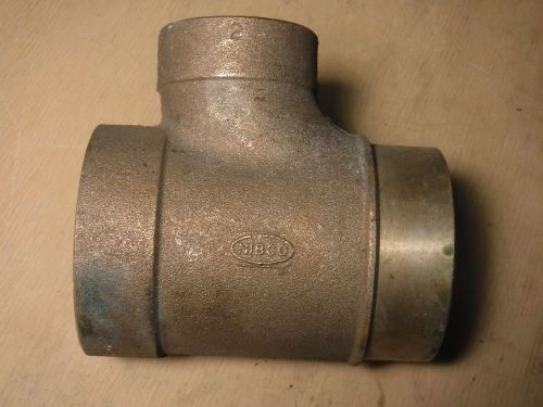 CHASE / STREAMLINE / NIBCO DWV 3x3x2 street san tee, Cast Bronze