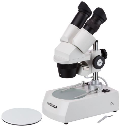 10X &amp; 30X Student Binocular Stereo Microscope with Top &amp; Bottom Lights