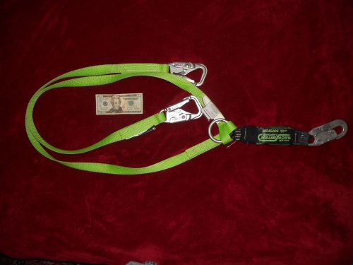 Harness miller backbiter lanyard w/softstop tree climbing bucket ladder hoist for sale