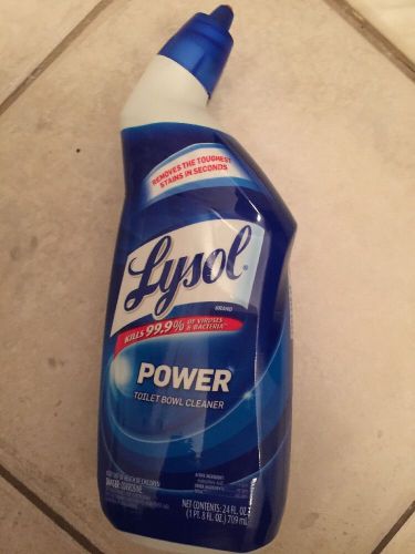 &#034;disinfectant toilet bowl cleaner, wintergreen scent, liquid, 24 oz bottle&#034; for sale