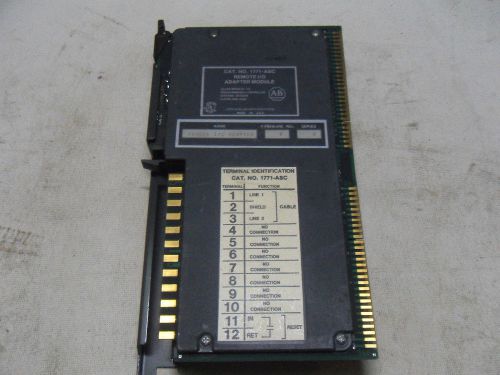 (m6-1) 1 allen bradley 1771-asc  adapter module for sale