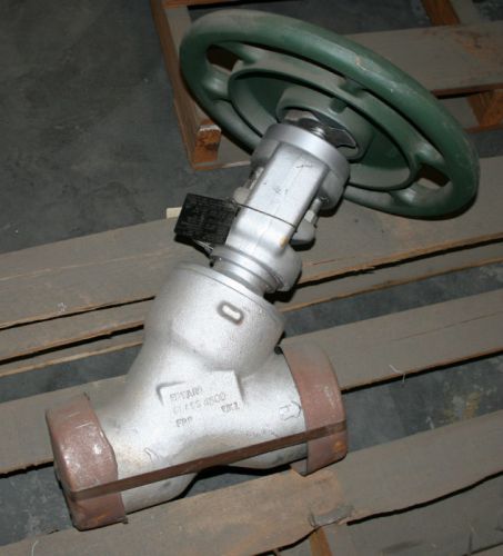 3” Edwards Class 4500 Butt Weld Univalve Stop-Check Valve   Fig 96168(F22)