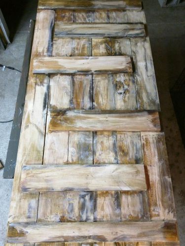 Slab barn door