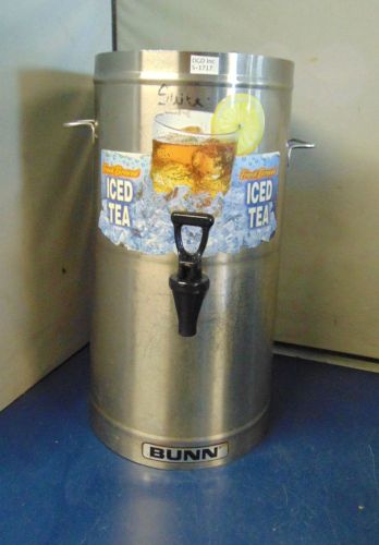 Bunn model td0-4, reservoir, brew thru tea dispenser 4 gal no lid - clean s1717 for sale