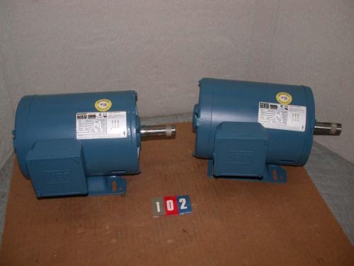 WEG Nema 00156OT3H143T 3PH 1.5hp RPM 3430 motor  FREE S&amp;H