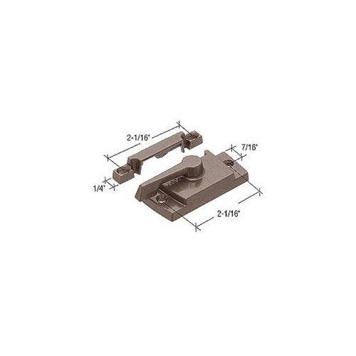 Bronze Sash Lock with Lugs - 7/16&#034; Backset 2-1/16&#034; Mounting Holes TH23084