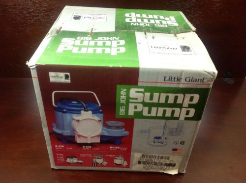 Little giant big john submersible sump pump 6-cia rfs 506171 sealed nib for sale