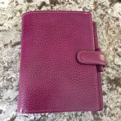 Filofax Finsbury Rasberry Pocket