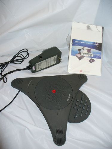 PolyCom SoundStation Star Base Wall Module Speaker Phone Telecomference Office