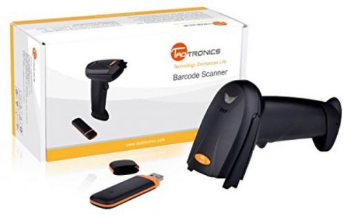 Taotronics 2.4g wireless cordless handheld barcode bar code scanner reader kit for sale